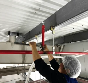 dự án hailide hệ thống đường ống fm200